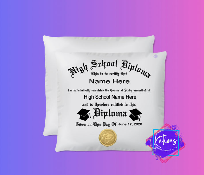 Diploma Pillow