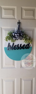 Blessed Wooden Door Hanger