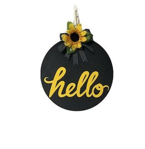 Welcome Wooden Door Hanger