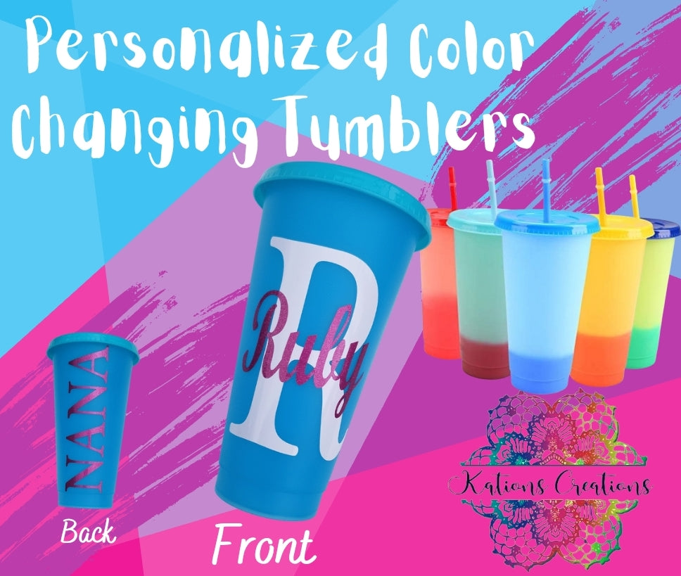 Color Changing Tumbler